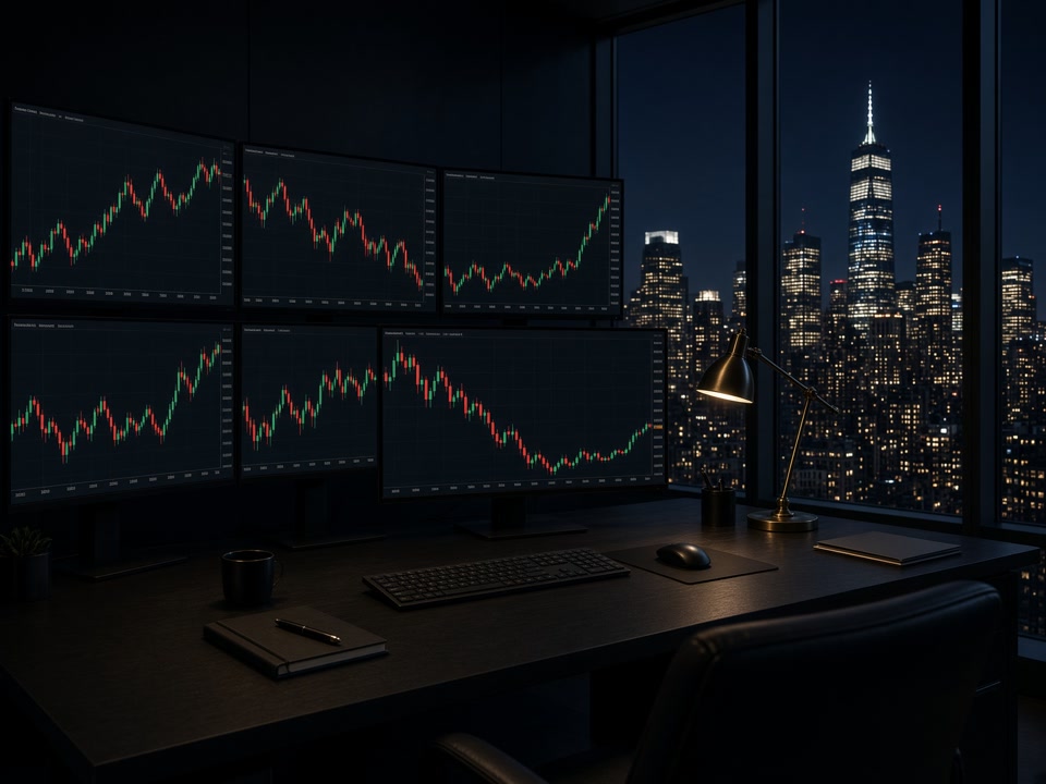 Wall Street trading desk